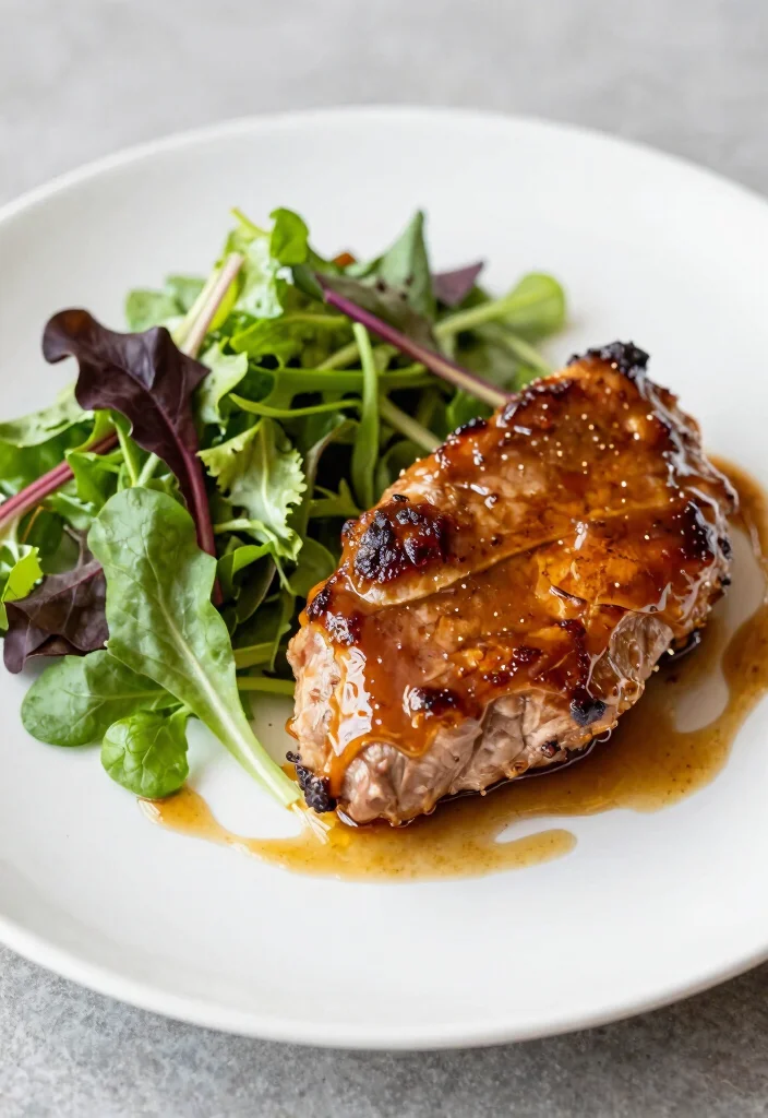 17 Tender Pork Shoulder Roast in Oven: Slow-Roasted Meat - 6. Honey Mustard Pork Shoulder with Seasonal Greens 1