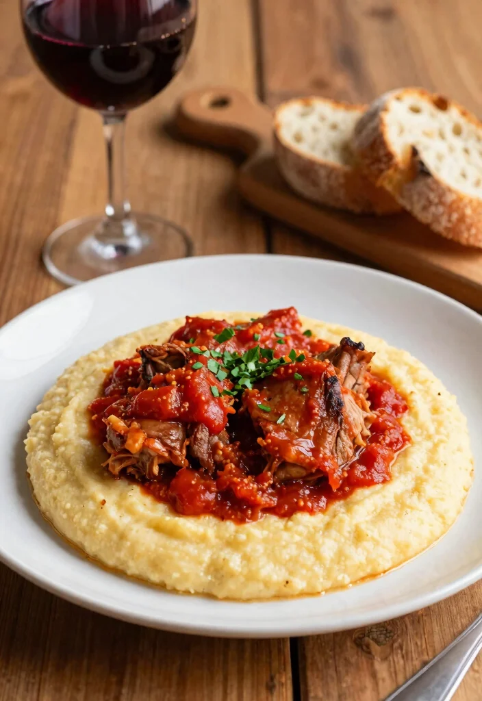 17 Tender Pork Shoulder Roast in Oven: Slow-Roasted Meat - 9. Italian-Style Pork Shoulder with Polenta 1