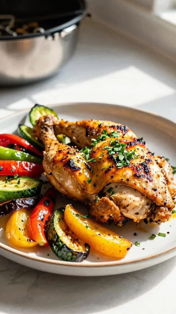 18 Air Fryer Chicken Recipes That Stay Crispy - 14. Mediterranean Air Fryer Chicken 1
