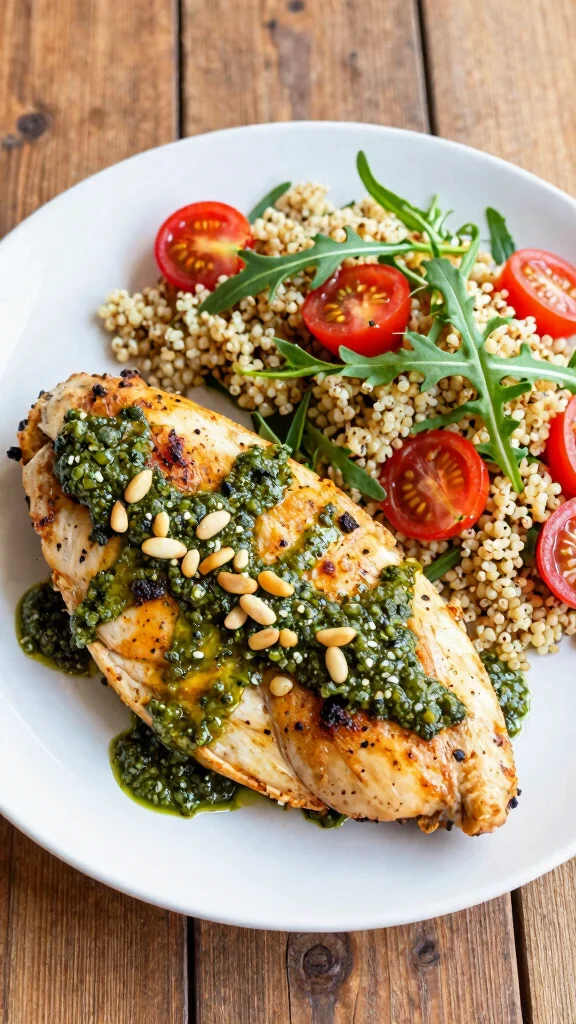 18 Air Fryer Chicken Recipes That Stay Crispy - 7. Pesto Air Fryer Chicken 1