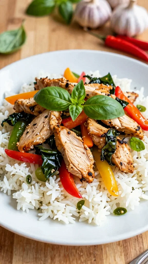 18 Asian-Style Chicken Recipes You Can Make at Home - 7. Thai Basil Chicken 1