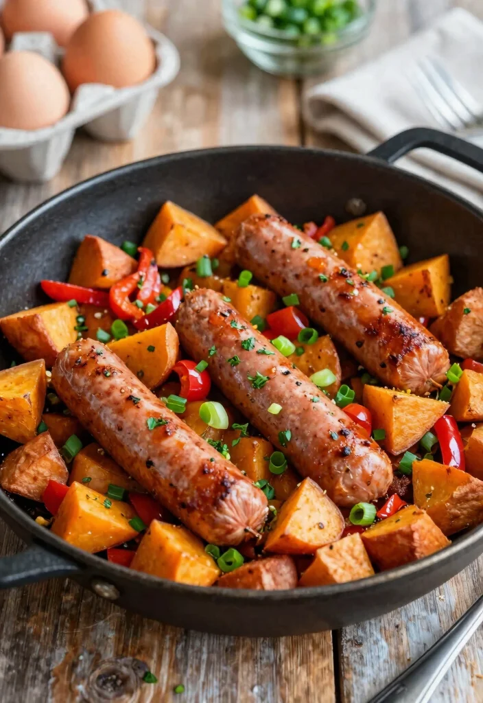 18 Best Ground Pork Sausage Recipes for Easy Dinners - 16. Healthy Pork Sausage and Sweet Potato Hash 1