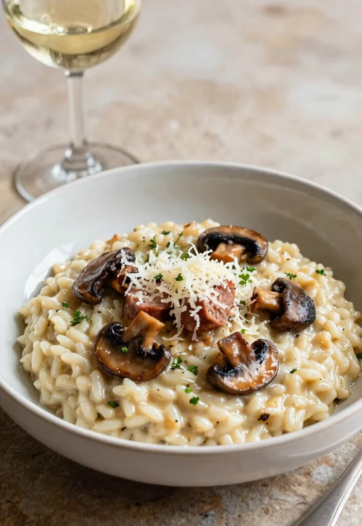 18 Best Ground Pork Sausage Recipes for Easy Dinners - 18. Pork Sausage and Mushroom Risotto 1