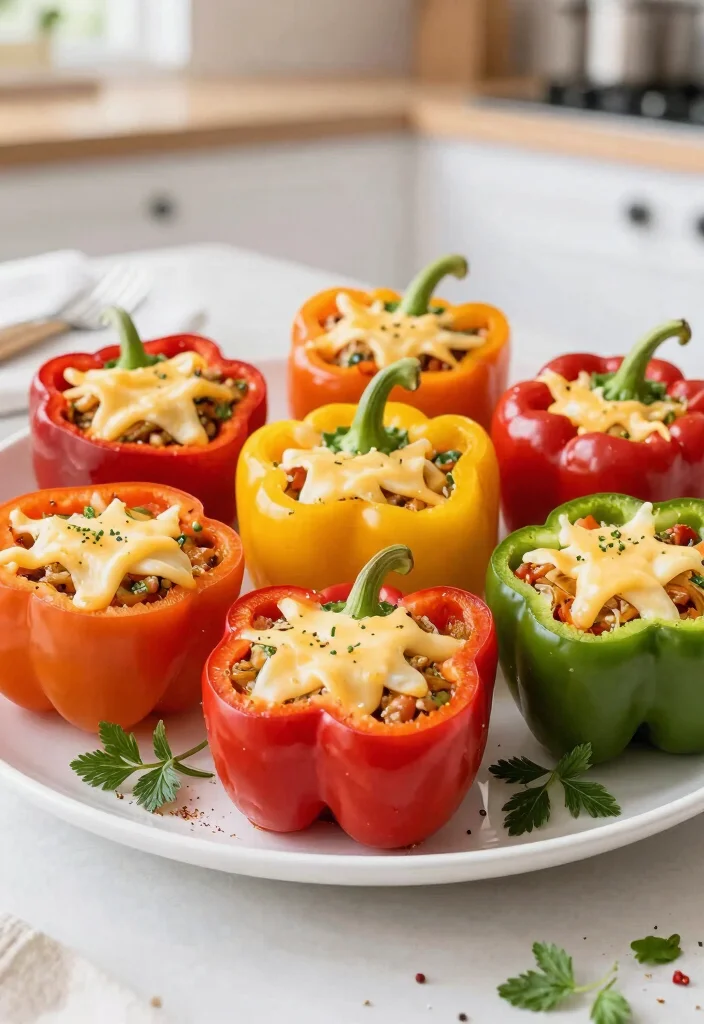 18 Best Ground Pork Sausage Recipes for Easy Dinners - 5. Pork Sausage Stuffed Bell Peppers 1