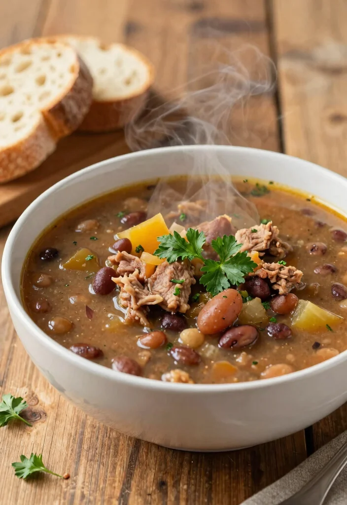 18 Best Ground Pork Sausage Recipes for Easy Dinners - 8. Pork Sausage and Bean Soup 1
