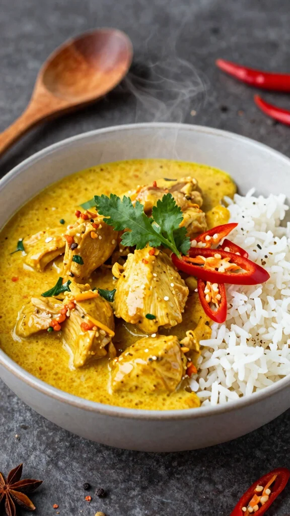 18 Budget-Friendly Chicken Recipes Under $10 - 11. Thai Chicken Coconut Curry 1