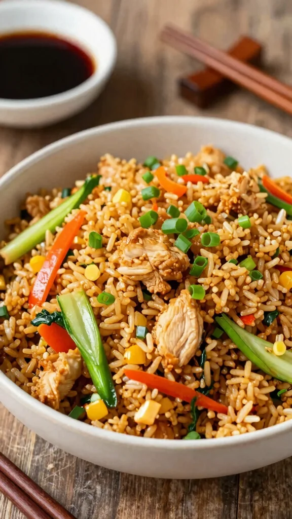 18 Budget-Friendly Chicken Recipes Under $10 - 17. Chicken Fried Rice 1