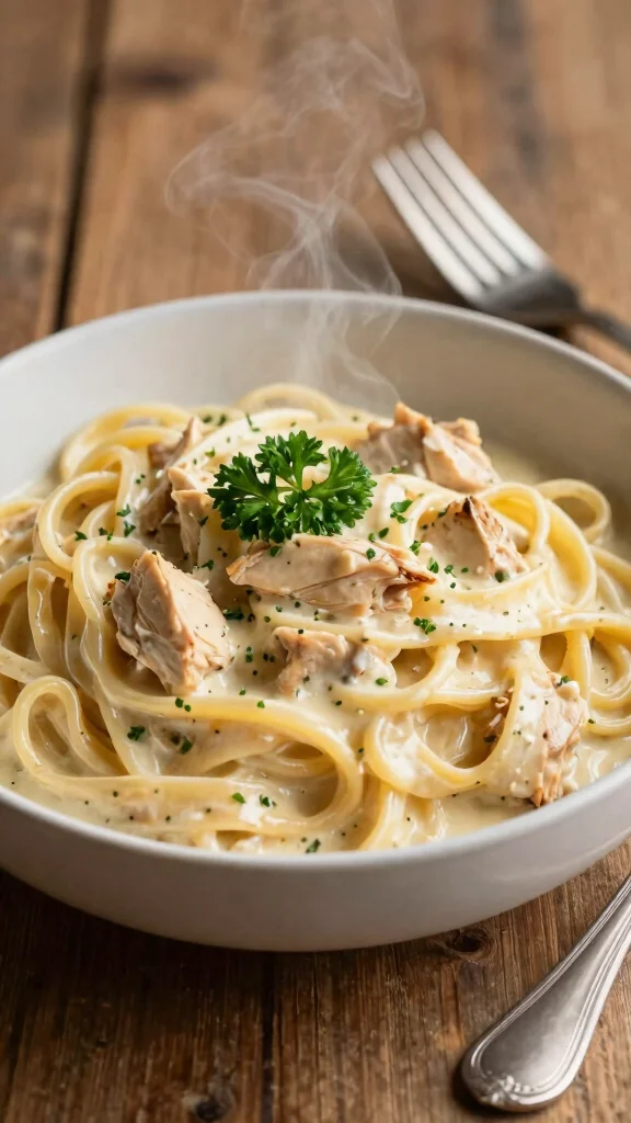 18 Budget-Friendly Chicken Recipes Under $10 - 4. Creamy Chicken Pasta 1