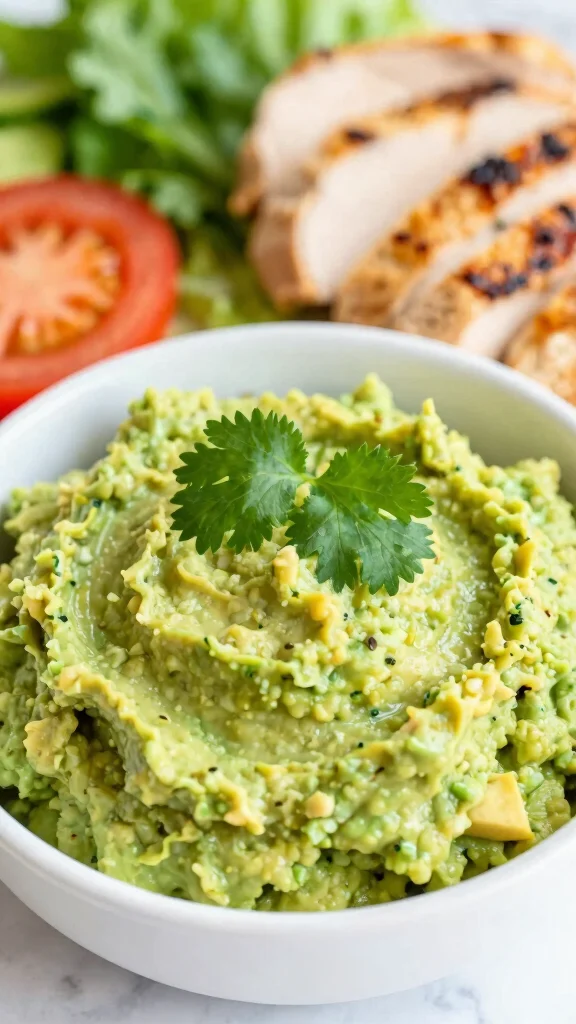 18 Chicken Sandwich Spreads & Fillings Recipes - 1. Creamy Avocado & Cilantro Spread 1