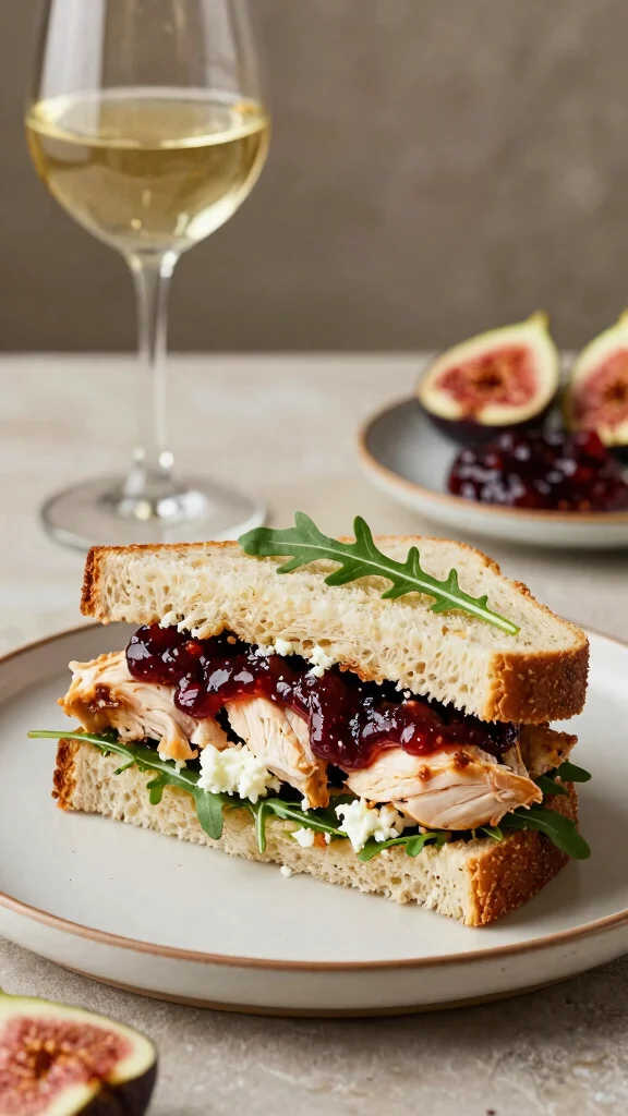 18 Chicken Sandwich Spreads & Fillings Recipes - 12. Fig Jam & Goat Cheese 1