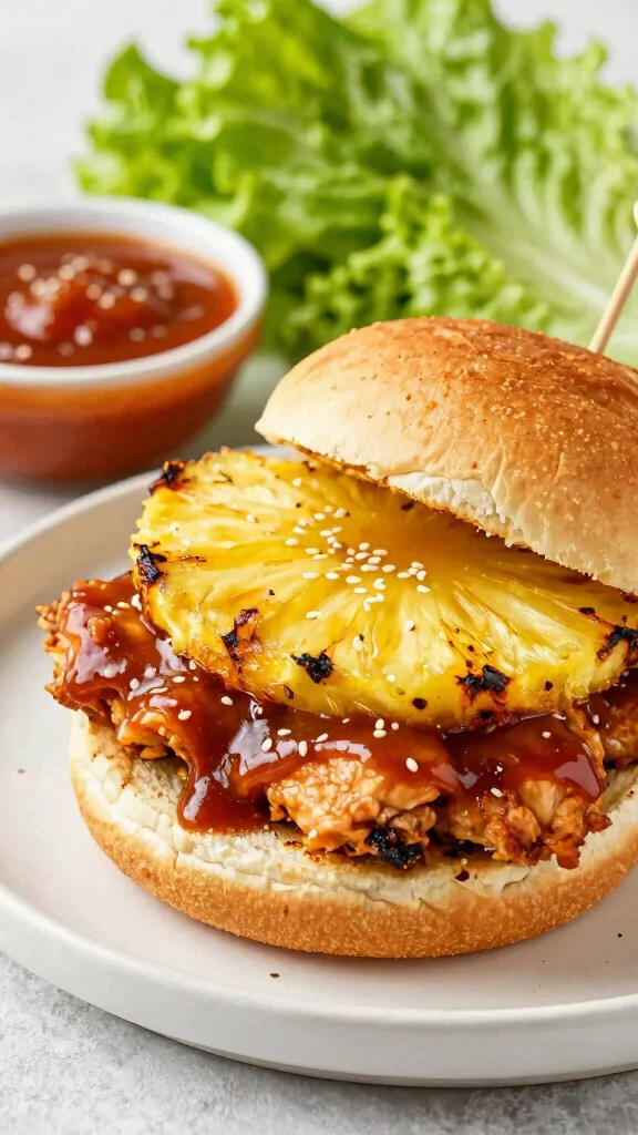 18 Chicken Sandwich Spreads & Fillings Recipes - 14. Teriyaki Sauce & Pineapple 1