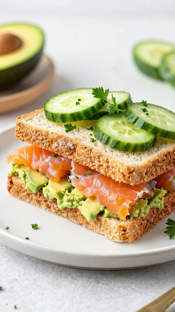 18 Chicken Sandwich Spreads & Fillings Recipes - 15. Salmon & Avocado Spread 1