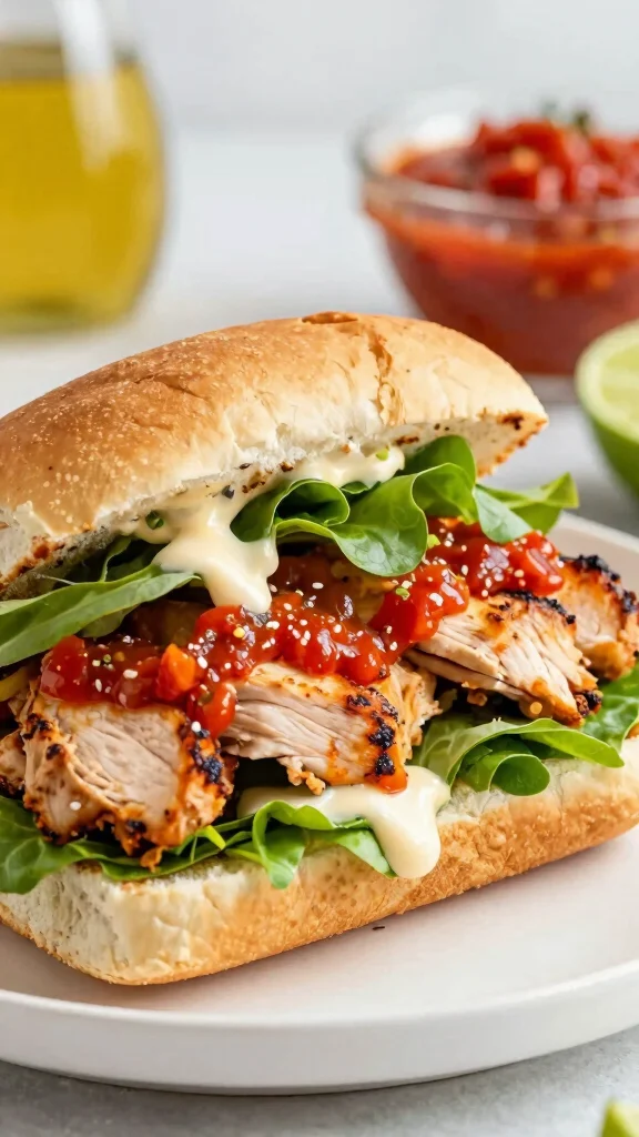 18 Chicken Sandwich Spreads & Fillings Recipes - 16. Sriracha & Lime Mayo 1