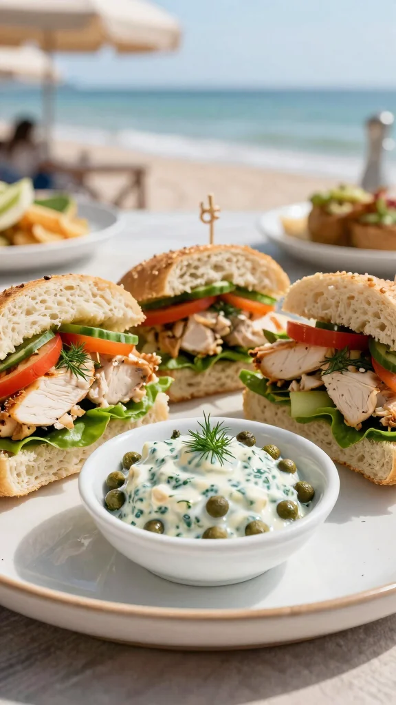 18 Chicken Sandwich Spreads & Fillings Recipes - 17. Caper & Dill Tartar Sauce 1
