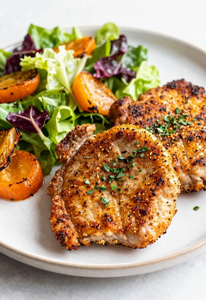 18 Easy Air Fryer Pork Chops Boneless: Quick Dinner Recipe - 15. Ranch Seasoned Air Fryer Pork Chops 1