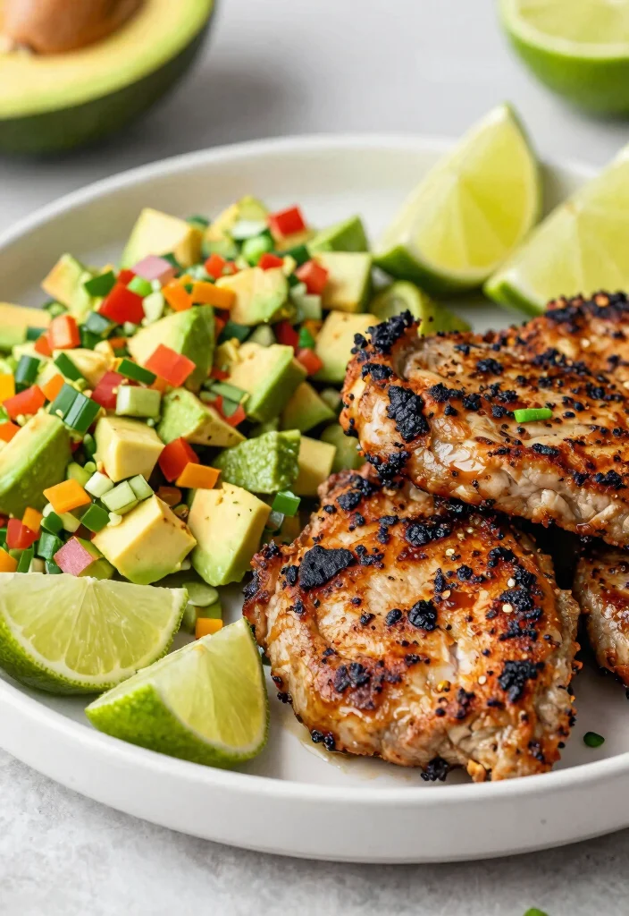 18 Easy Air Fryer Pork Chops Boneless: Quick Dinner Recipe - 17. Chipotle Lime Air Fryer Pork Chops 1