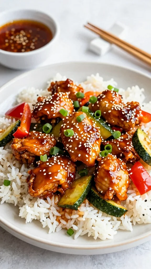18 High-Protein Chicken Recipes for Fitness Lovers - 2. Spicy Honey Garlic Chicken 1