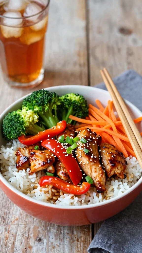 18 High-Protein Chicken Recipes for Fitness Lovers - 3. Teriyaki Chicken Bowls 1
