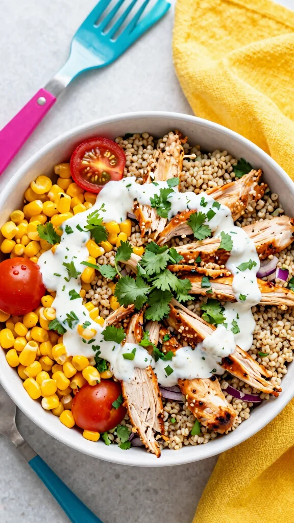 18 High-Protein Chicken Recipes for Fitness Lovers - 4. BBQ Chicken Quinoa Salad 1