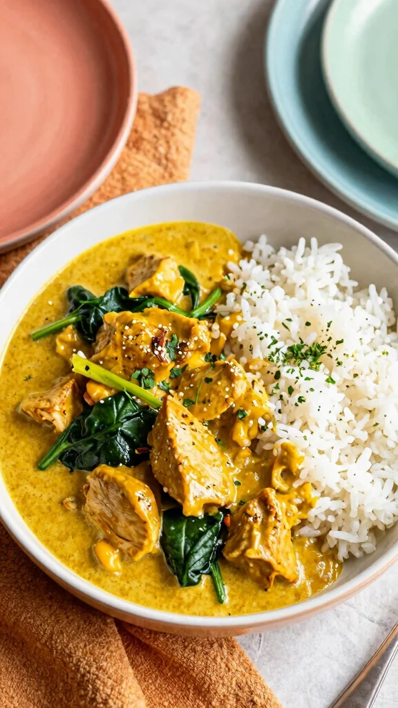 18 High-Protein Chicken Recipes for Fitness Lovers - 7. Coconut Curry Chicken 1