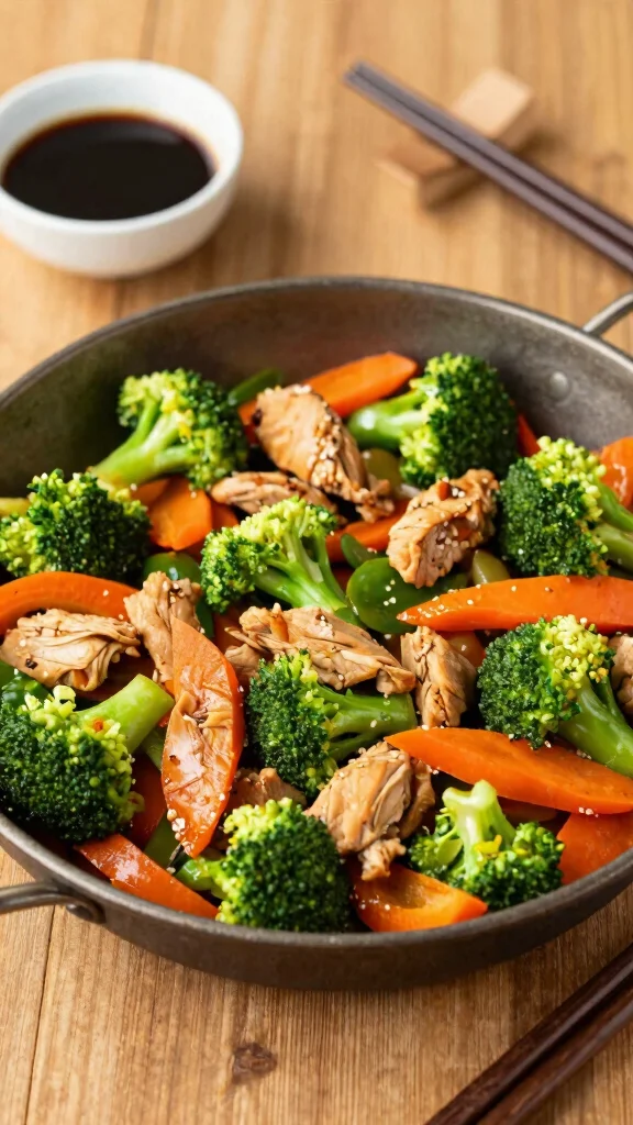 18 One-Pan Chicken Recipes for Easy Cleanup - 12. One-Pan Chicken and Vegetables Stir-Fry 1