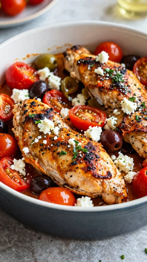 18 One-Pan Chicken Recipes for Easy Cleanup - 3. Mediterranean Chicken Bake 1
