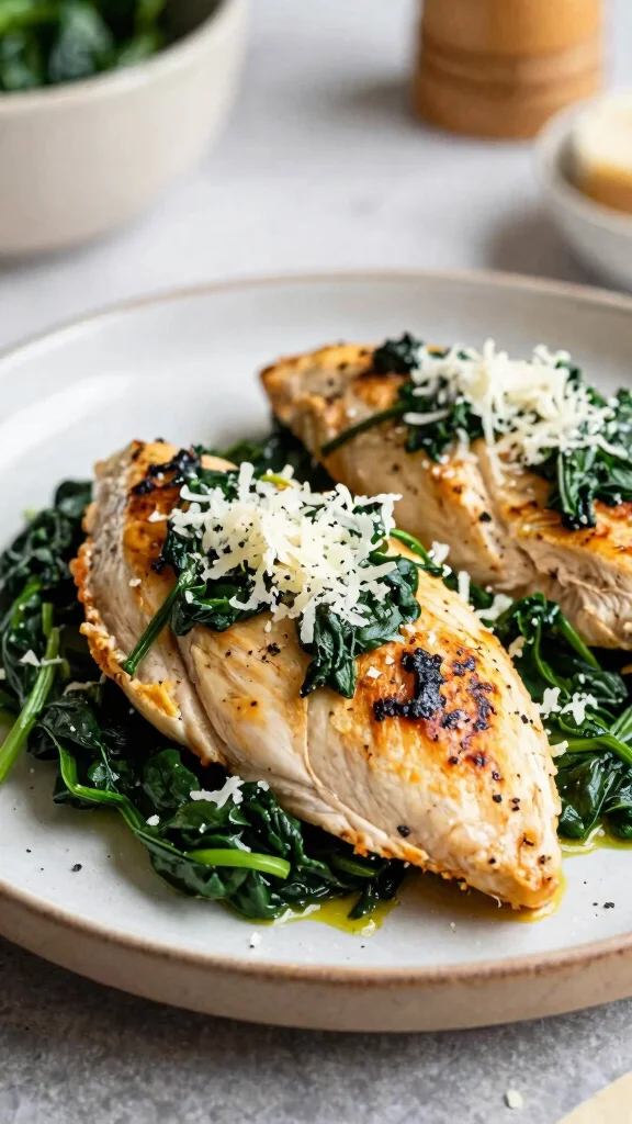 18 Quick and Easy 30-Minute Chicken Recipes for Busy Families - 16. Italian Chicken and Spinach 1