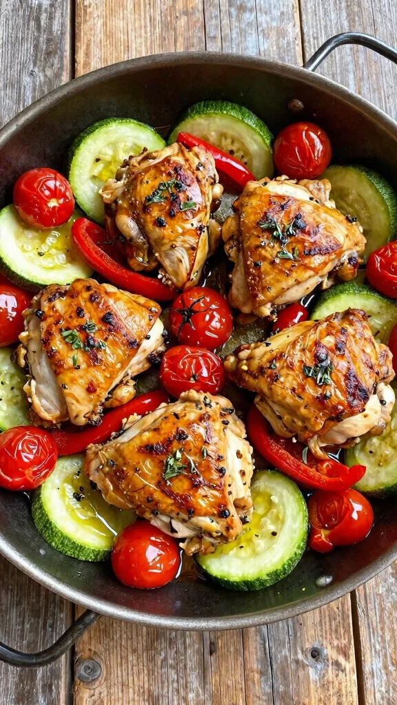 18 Quick and Easy 30-Minute Chicken Recipes for Busy Families - 2. One-Pan Chicken and Vegetables 1