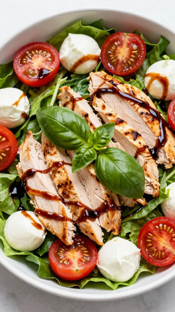 18 Quick and Easy 30-Minute Chicken Recipes for Busy Families - 8. Chicken Caprese Salad 1
