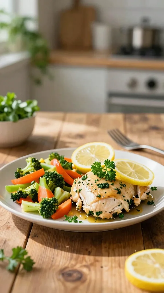 18 Slow Cooker Chicken Recipes Perfect for Meal Prep - 1. Lemon Herb Chicken 1