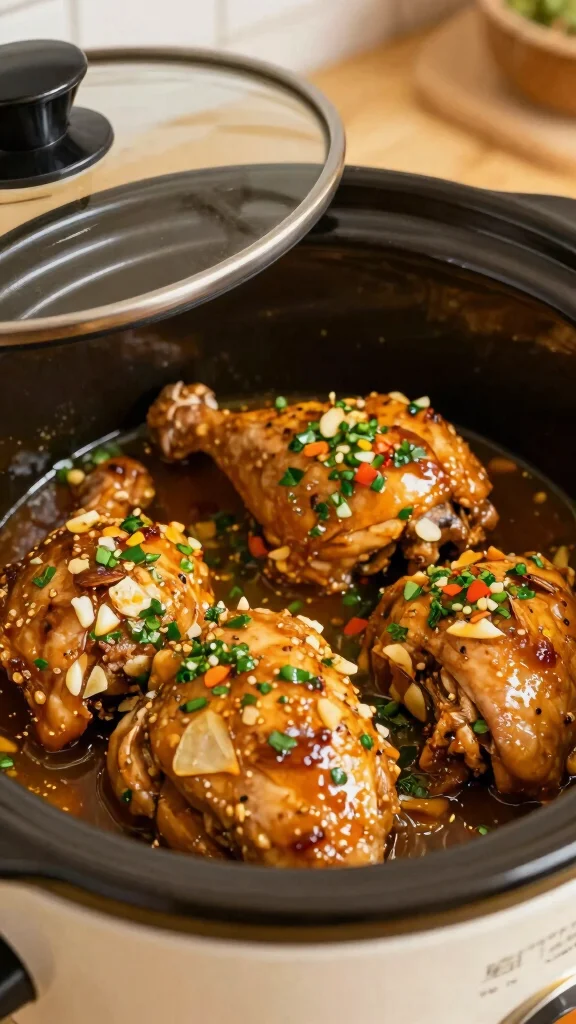 18 Slow Cooker Chicken Recipes Perfect for Meal Prep - 2. Honey Garlic Chicken 1