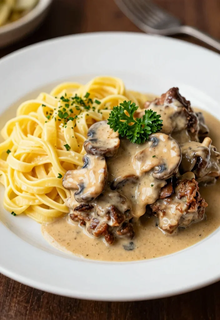 18 Slow Roasted Pork Butts in the Oven: Perfection - 14. Creamy Mushroom Sauce Pork Butt 1