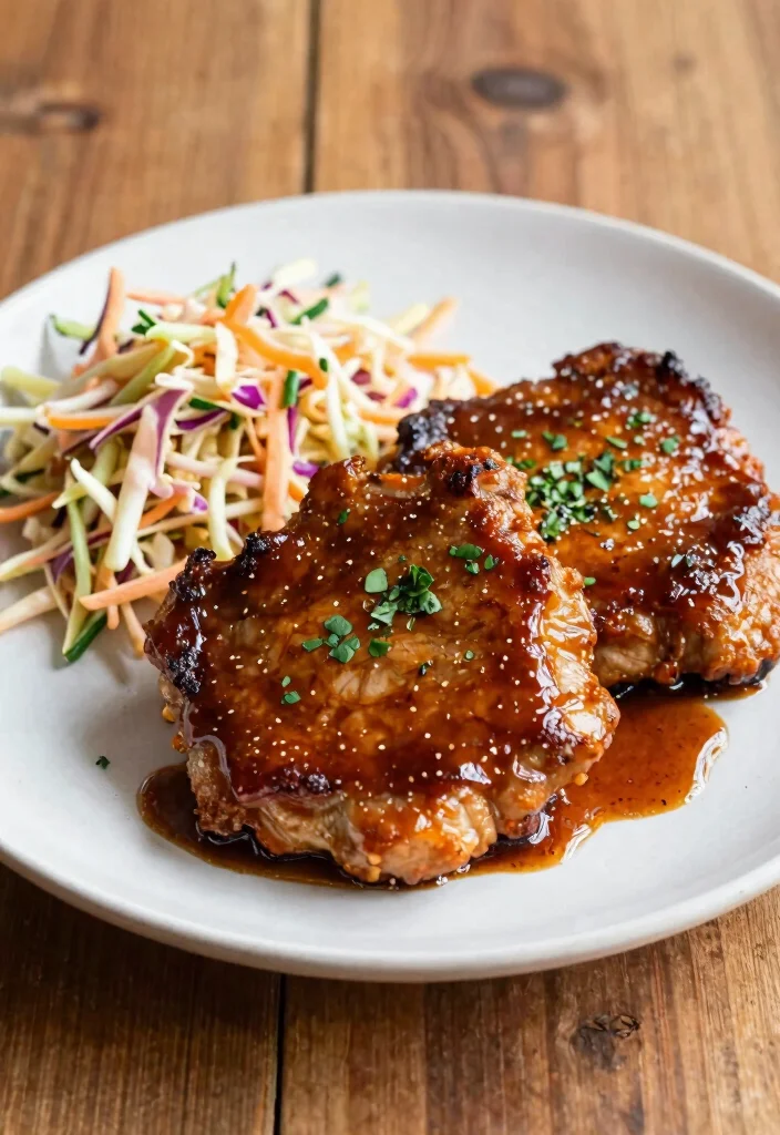 18 Thick Juicy Center Cut Pork Chop Recipes: Steaks for Weight Loss - 18. Sweet and Spicy Pork Chops 1