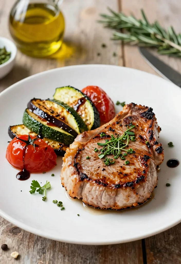 18 Thick Juicy Center Cut Pork Chop Recipes: Steaks for Weight Loss - 4. Mediterranean Herb-Crusted Pork Chops 1
