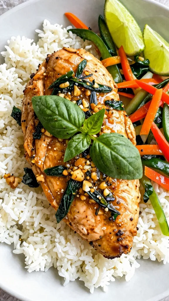 19 Baked Chicken Recipes with Big Flavor - 19. Thai Basil Chicken Bake 1