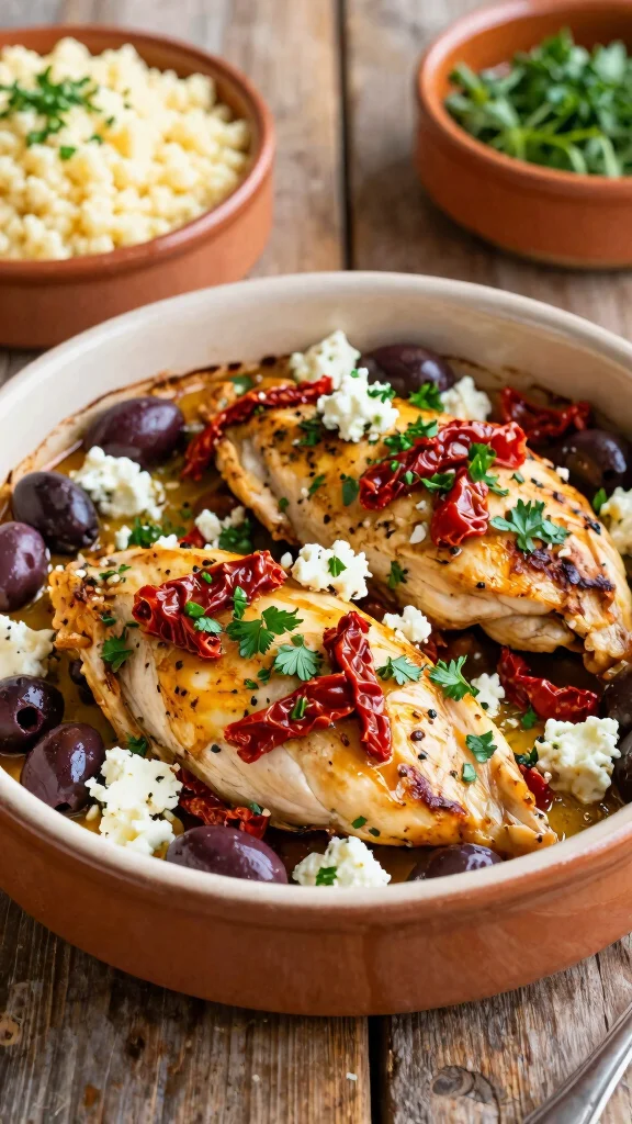 19 Baked Chicken Recipes with Big Flavor - 9. Mediterranean Baked Chicken 1