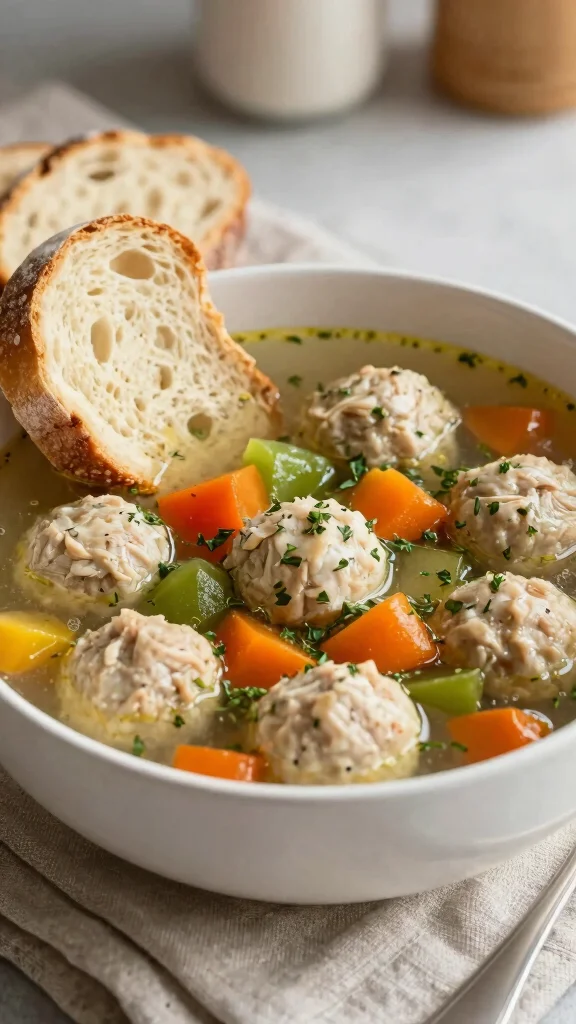 19 Chicken Meatball Recipes Juicy & Easy - 14. Chicken Meatball Soup 1