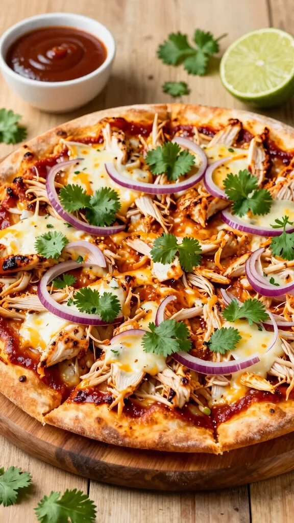 19 Chicken Pizza Recipes You Can Make at Home - 2. BBQ Chicken Pizza 1