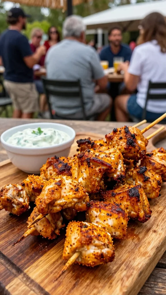 19 Chicken Skewer Recipes for Party Nights - 15. Cajun-Spiced Chicken Skewers 1