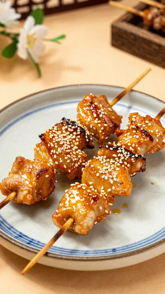 19 Chicken Skewer Recipes for Party Nights - 18. Sesame Ginger Chicken Skewers 1