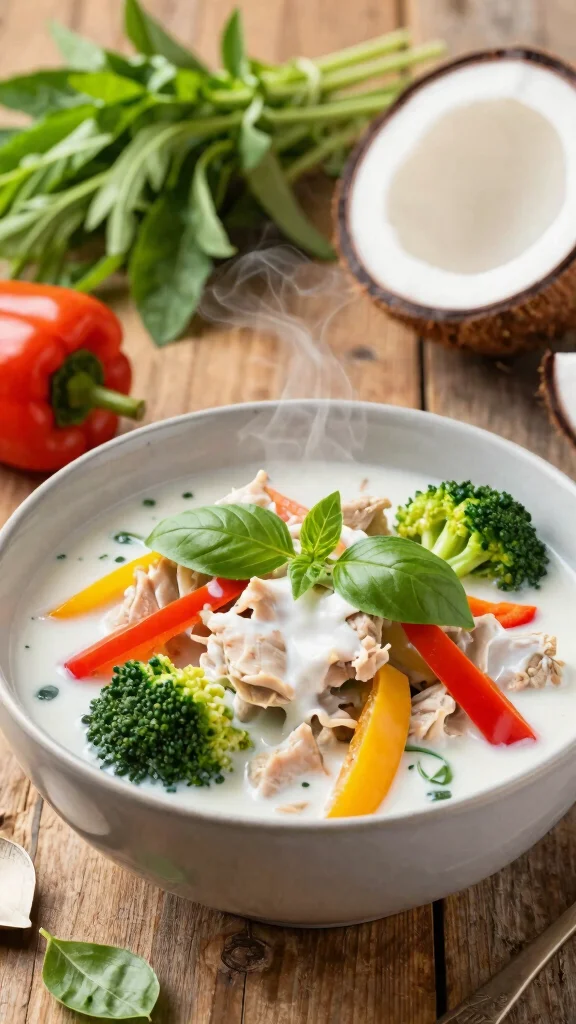 19 Chicken Stew Recipes for Cold Weather Nights - 11. Thai Chicken Stew with Coconut Milk 1