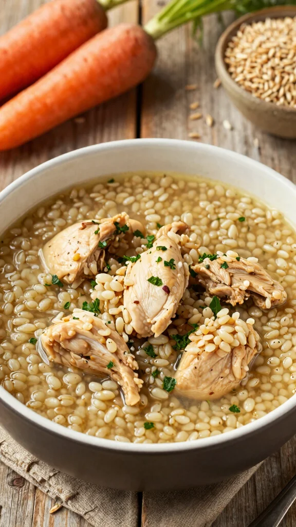 19 Chicken Stew Recipes for Cold Weather Nights - 17. Chicken and Barley Stew 1