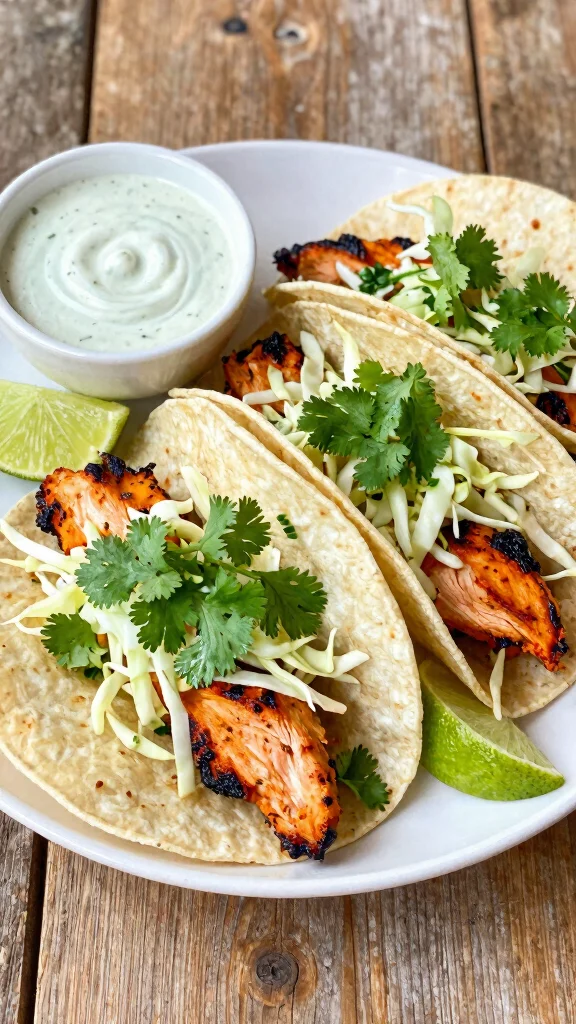 19 Chicken Taco and Burrito Recipes for Taco Tuesday - 1. Spicy Grilled Chicken Tacos 1