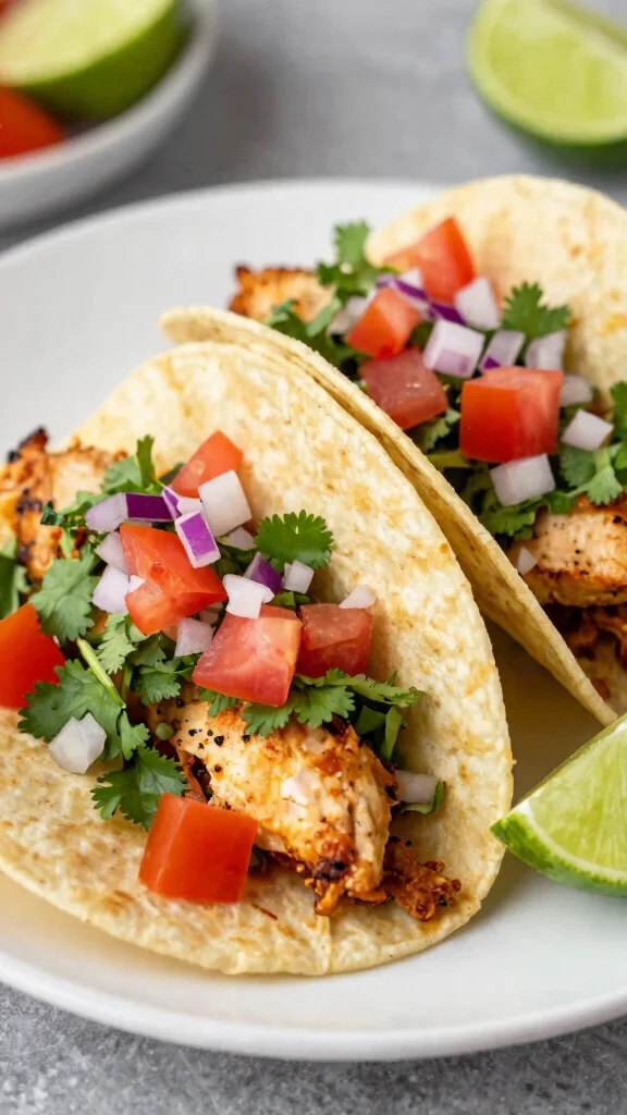 19 Chicken Taco and Burrito Recipes for Taco Tuesday - 11. Cilantro Lime Chicken Tacos 1