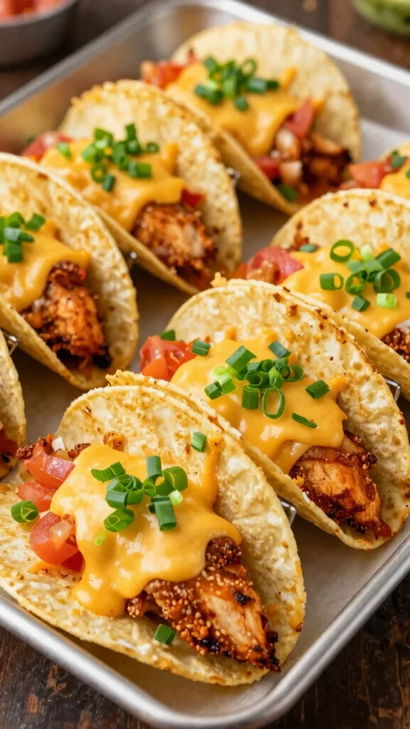 19 Chicken Taco and Burrito Recipes for Taco Tuesday - 13. Baked Chicken Tacos 1