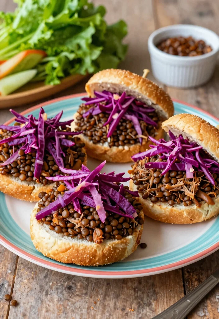 19 Easy Pulled Pork Sandwiches Crock Pot: Game Day Food - 14. BBQ Lentil Pulled Pork (Vegetarian Option) 1