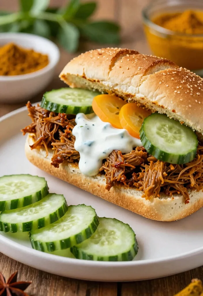 19 Easy Pulled Pork Sandwiches Crock Pot: Game Day Food - 19. Curried Pulled Pork Sandwiches 1