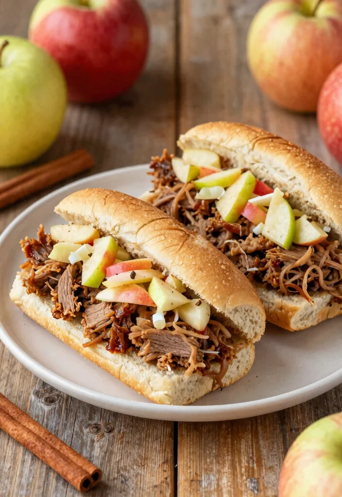19 Easy Pulled Pork Sandwiches Crock Pot: Game Day Food - 3. Apple Cider Pulled Pork 1