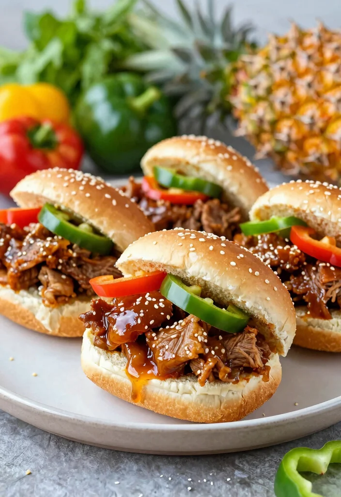 19 Easy Pulled Pork Sandwiches Crock Pot: Game Day Food - 7. Sweet and Sour Pulled Pork 1