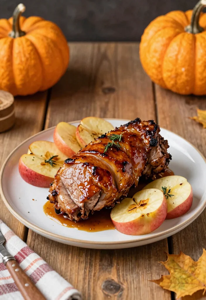 19 Elegant Pork Tenderloin Recipes Air Fryer: Simple Dinner - 10. Apple-Cider Glazed Pork Tenderloin 1